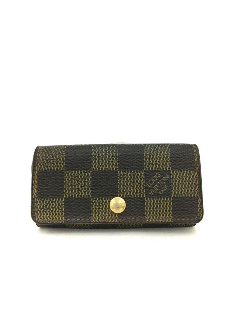 Authentic Louis Vuitton Damier Multicles 4 Ring Key Case